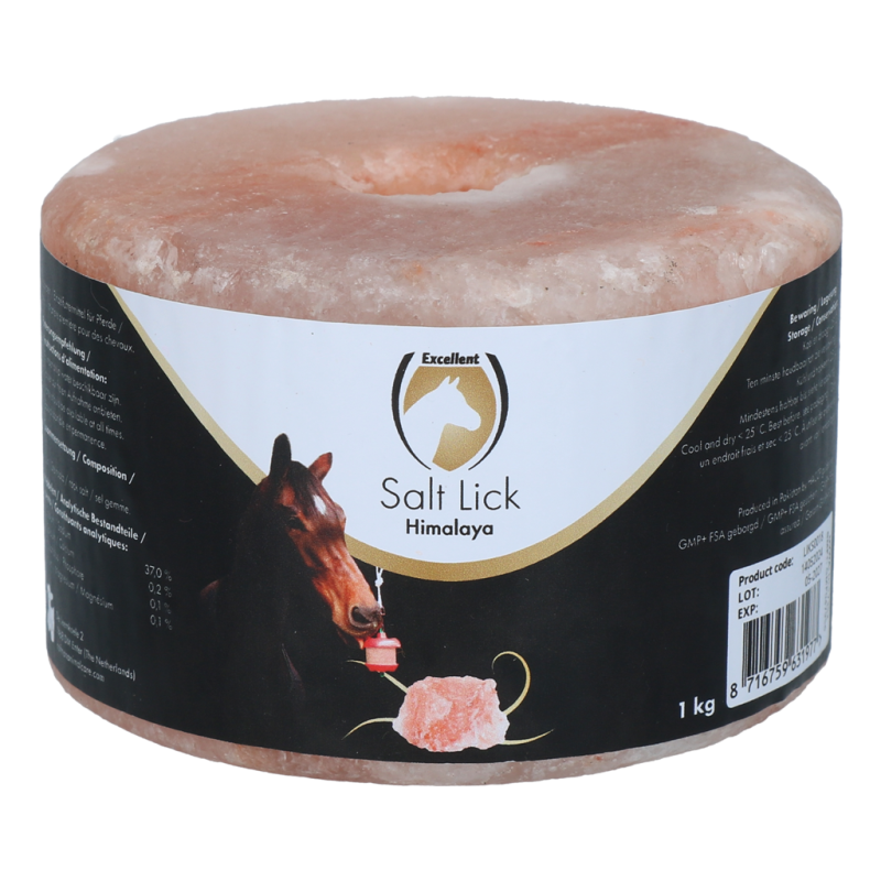 Excellent Horse Salt slikkepotte Himalaya 1 kg Excellent Horse Salt slikkepotte Himalaya 1 kg
