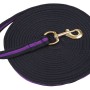 Longeline i ekstra blød kvalitet lilla 8 meter