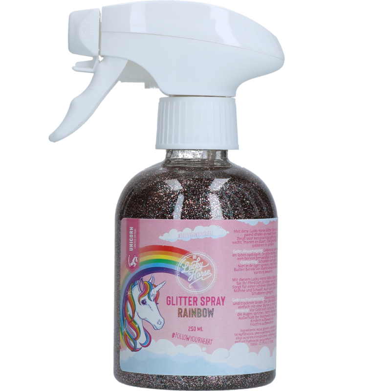 Lucky Horse Enhjørning Glitter Spray Regnbue Lucky Horse Enhjørning Glitter Spray Regnbue
