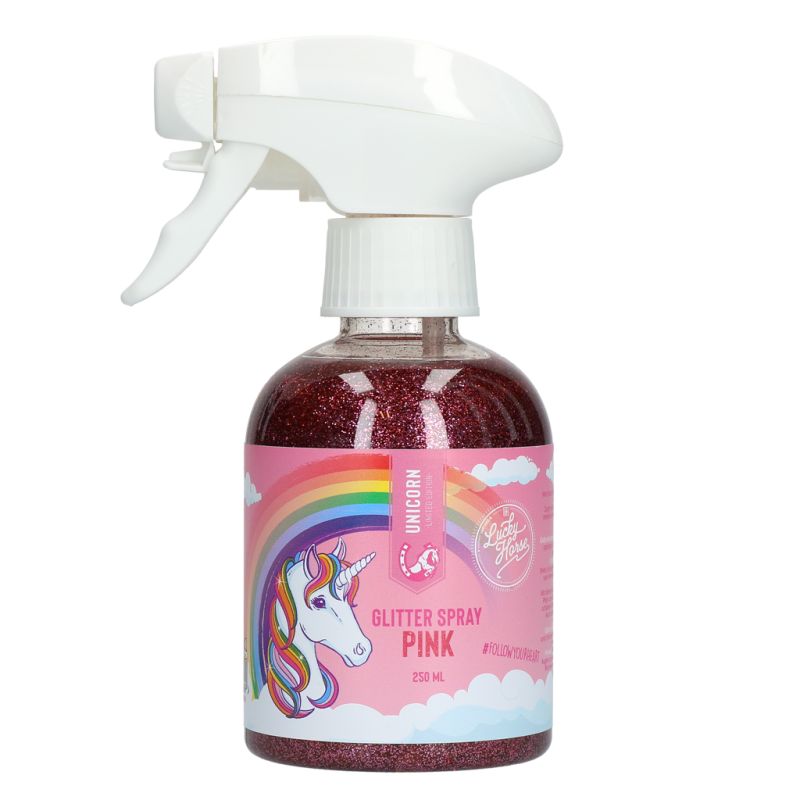 Lucky Horse Enhjørning Glitter Spray Pink Lucky Horse Enhjørning Glitter Spray Pink