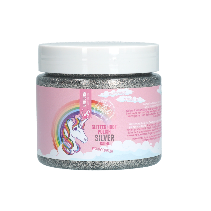 Lucky Horse Glitter Hovpolering Sølv Lucky Horse Glitter Hovpolering Sølv