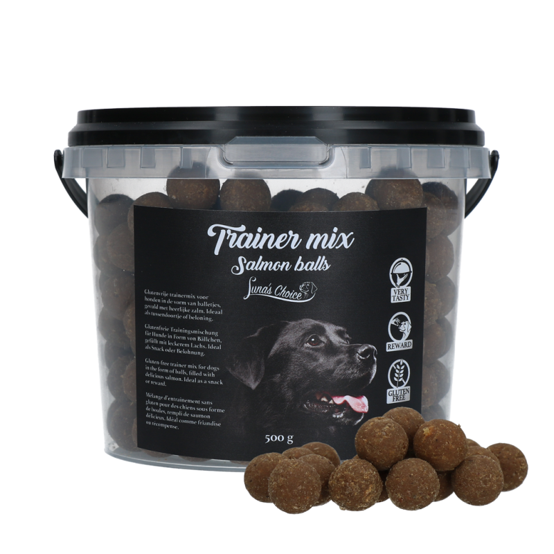 Trainer Mix lakseboller (glutenfri) Luna's Choice Trainer Mix lakseboller (glutenfri) Luna's Choice