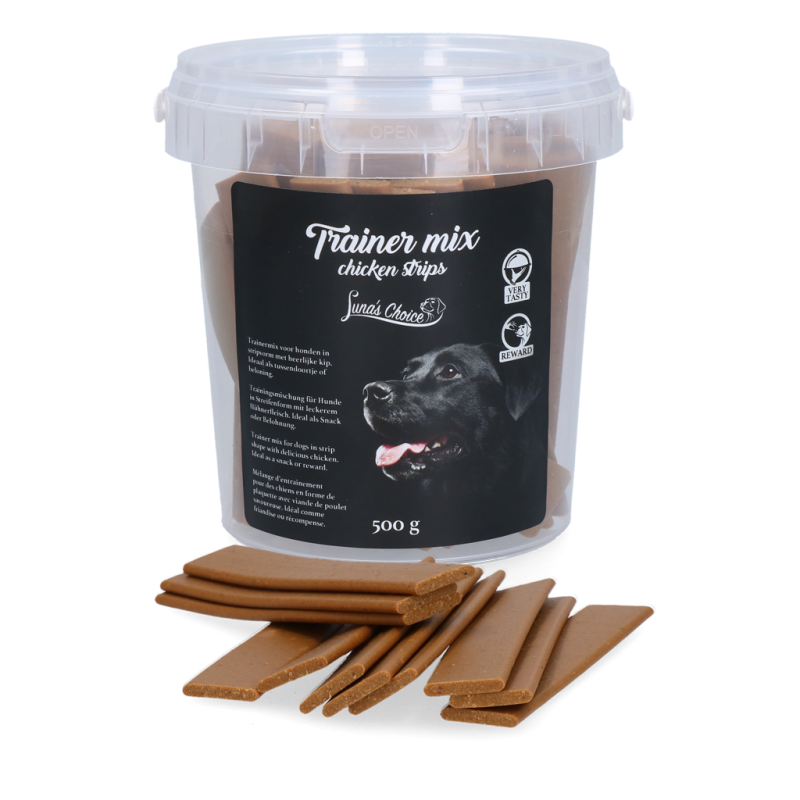 Luna's Choice Trainer Mix Kyllingestrimler Luna's Choice Trainer Mix Kyllingestrimler