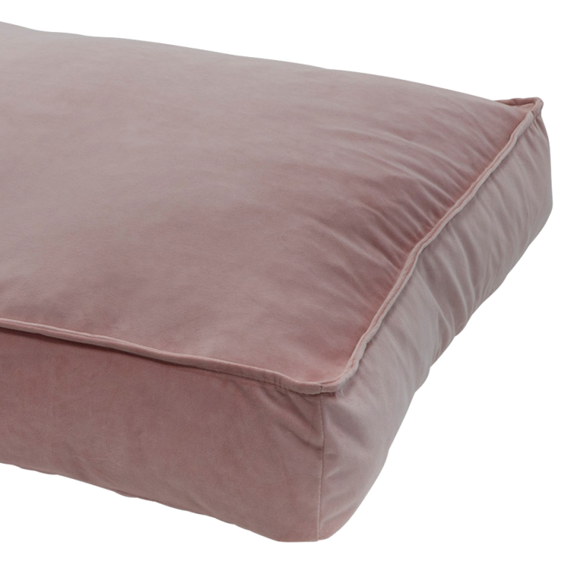 Madison Velours loungepude lyserød M Madison Velours loungepude lyserød M