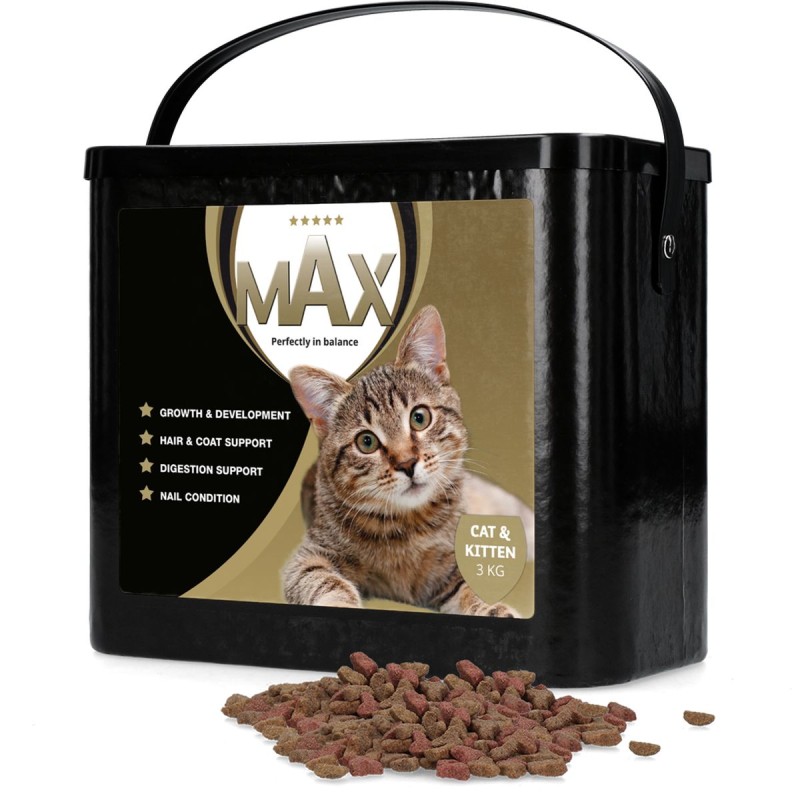 Max Kattefoder Kat og killing spand med 3kg