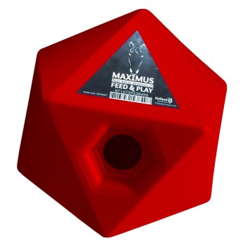 Legebold til hest Godbidsterning Maximus rød