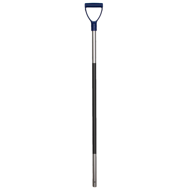 Gødningsgaffelhåndtag aluminium 115 cm med gummigreb Blåt håndtag Gødningsgaffelhåndtag aluminium 115 cm med gummigreb Blåt håndtag
