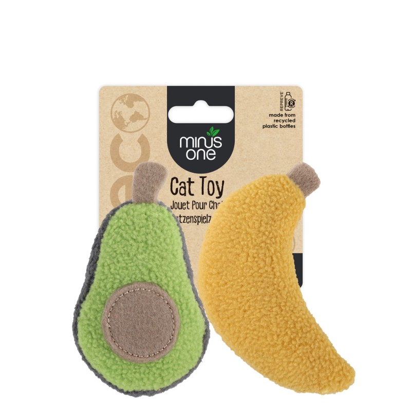 Minus One Frugt Kattelegetøj Avocado Minus One Frugt Kattelegetøj Avocado