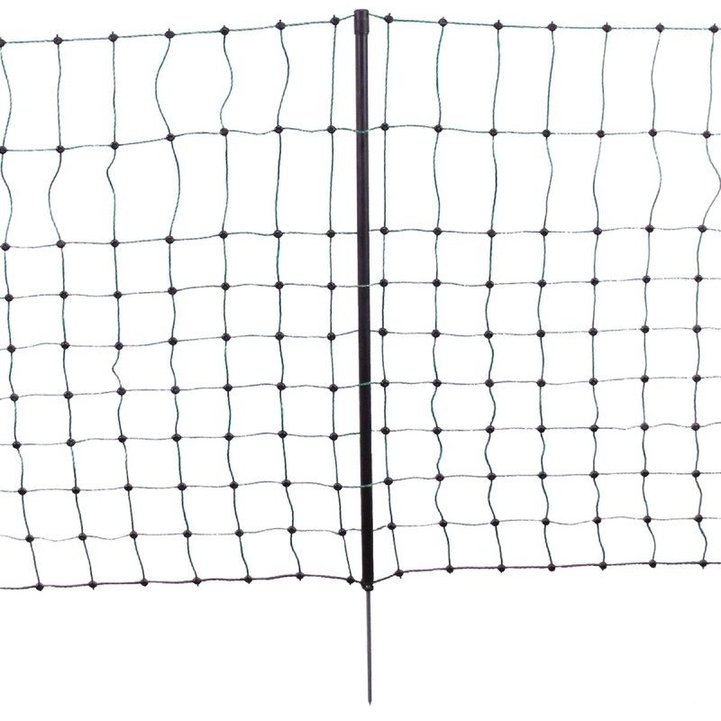Net indhegning til Kanin 12 meter 65 cm enkelt spyd