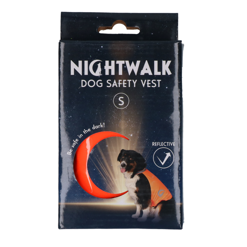 Nightwalk Sikkerhedsvest Orange S Nightwalk Sikkerhedsvest Orange S