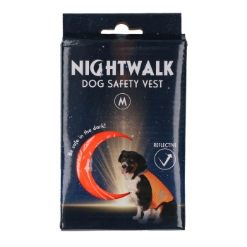Sikkerhedsvest Orange M Nightwalk