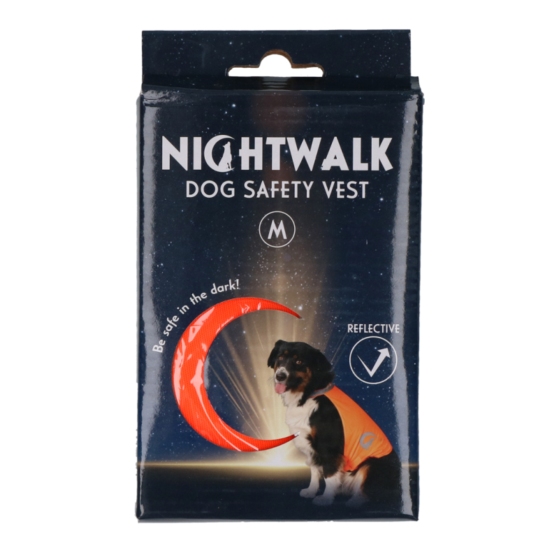 Nightwalk Sikkerhedsvest Orange M Nightwalk Sikkerhedsvest Orange M