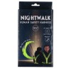 Nightwalk sikkerhedssele gul refleks med LED