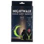 Nightwalk sikkerhedssele gul refleks med LED