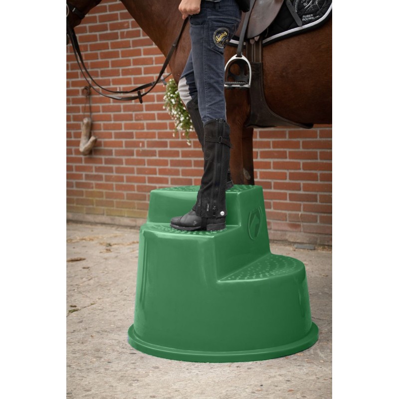 Opstigningsskammel 3 trin grøn L70cm Excellent Horse Opstigningsskammel 3 trin grøn L70cm Excellent Horse
