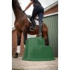 Opstigningsskammel 3 trin grøn L70cm Excellent Horse