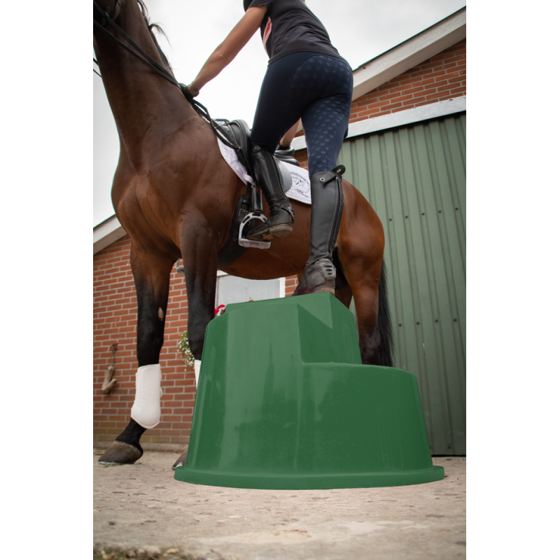Excellent Horse Monteringsblok 3 trin grøn L70cm Excellent Horse Monteringsblok 3 trin grøn L70cm