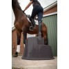 Opstigningsskammel 3 trin sort 70cm Excellent Horse