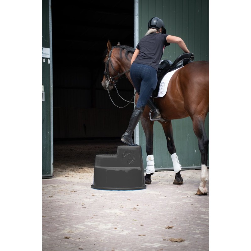 Opstigningsskammel 3 trin sort 70cm Excellent Horse Opstigningsskammel 3 trin sort 70cm Excellent Horse