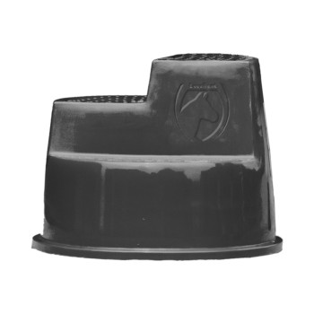 Opstigningsskammel 3 trin sort H55cm Excellent Horse