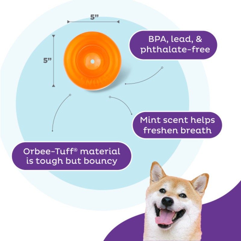 Outward Hound Orbee-Tuff Snoop L Orange Outward Hound Orbee-Tuff Snoop L Orange