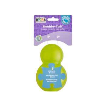Godbidslegetøj Double-Tuff L Grøn Outward Hound