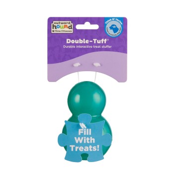 Godbidslegetøj Double-Tuff M Blå Outward Hound