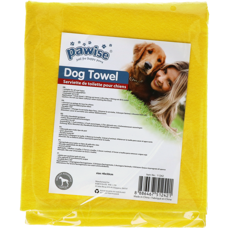 Pawise Hundehåndklæde Pawise Hundehåndklæde