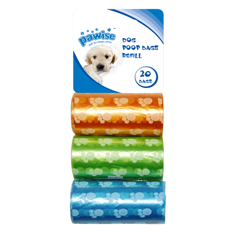 Pawise Refill-pose til afføring, 3-pak Pawise Refill-pose til afføring, 3-pak