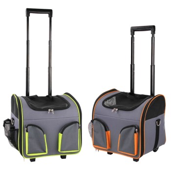 Kæledyr Transportkasse på hjul 37x27x33cm Pawise