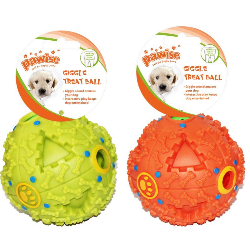 Pawise Giggle-godbidskugle M L9cm Pawise Giggle-godbidskugle M L9cm