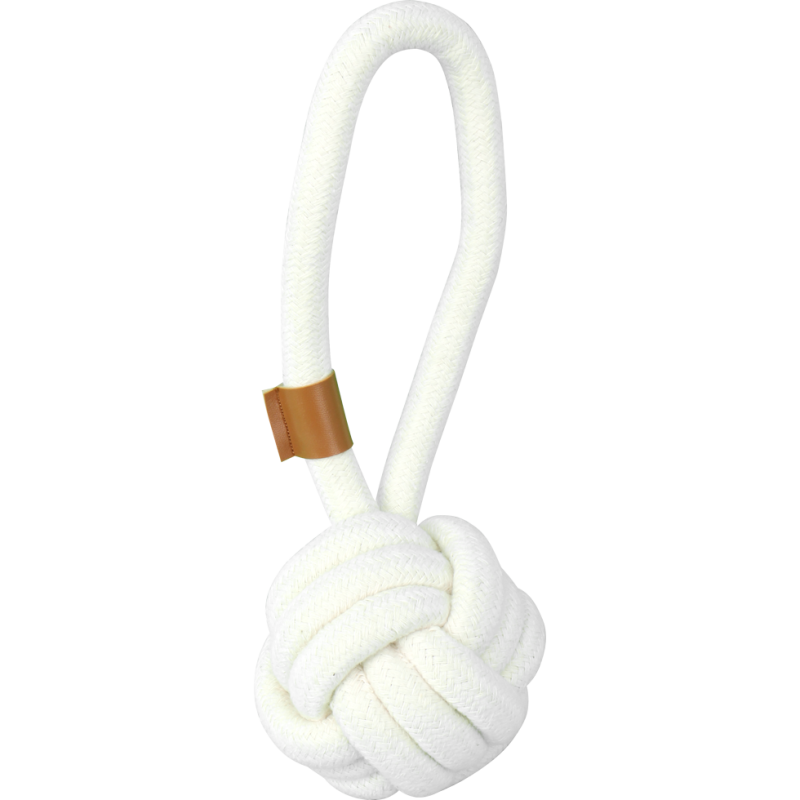 Pawise Premium bomuldslegetøjsbold med håndtag L27cm Pawise Premium bomuldslegetøjsbold med håndtag L27cm