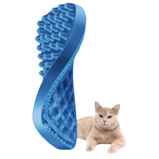 Kattehårbørste Kort hår Blå Pet Me