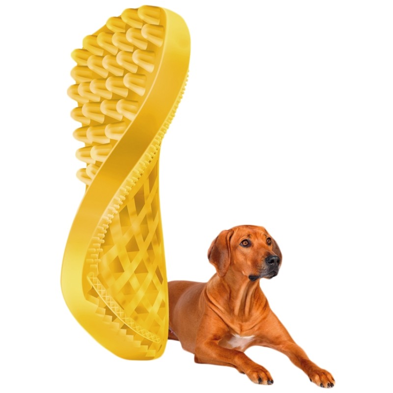 Pet Me Hundehårbørste Kort hår Gul Pet Me Hundehårbørste Kort hår Gul