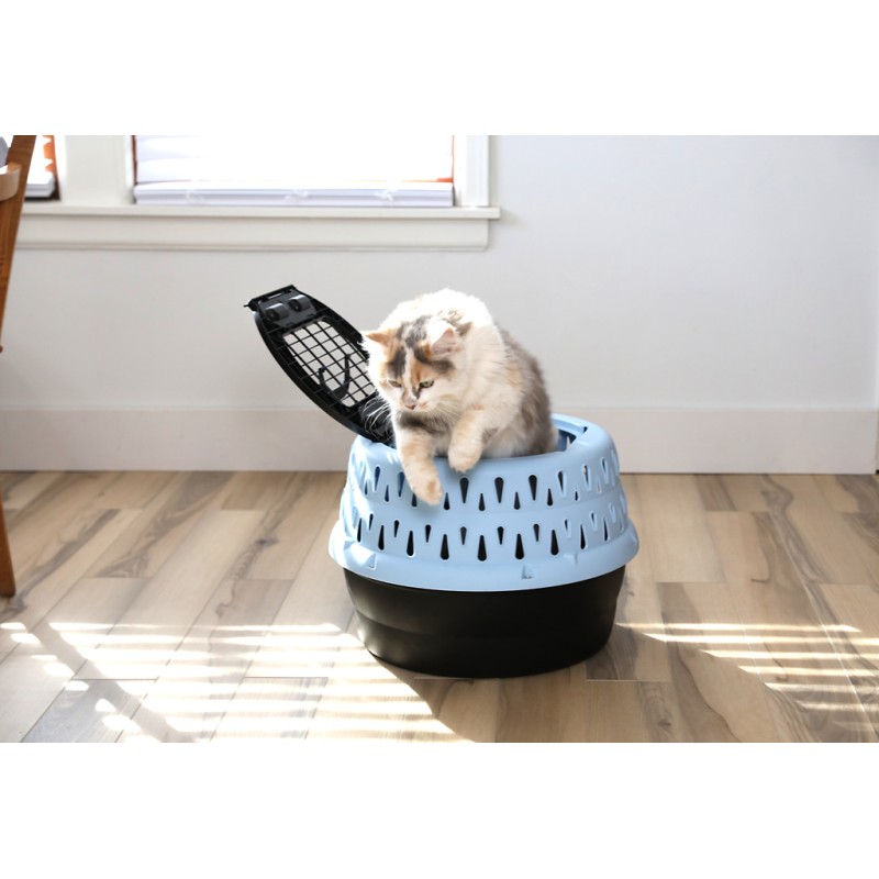 Petmate Get-A-Round Kennel til katte Blå Petmate Get-A-Round Kennel til katte Blå