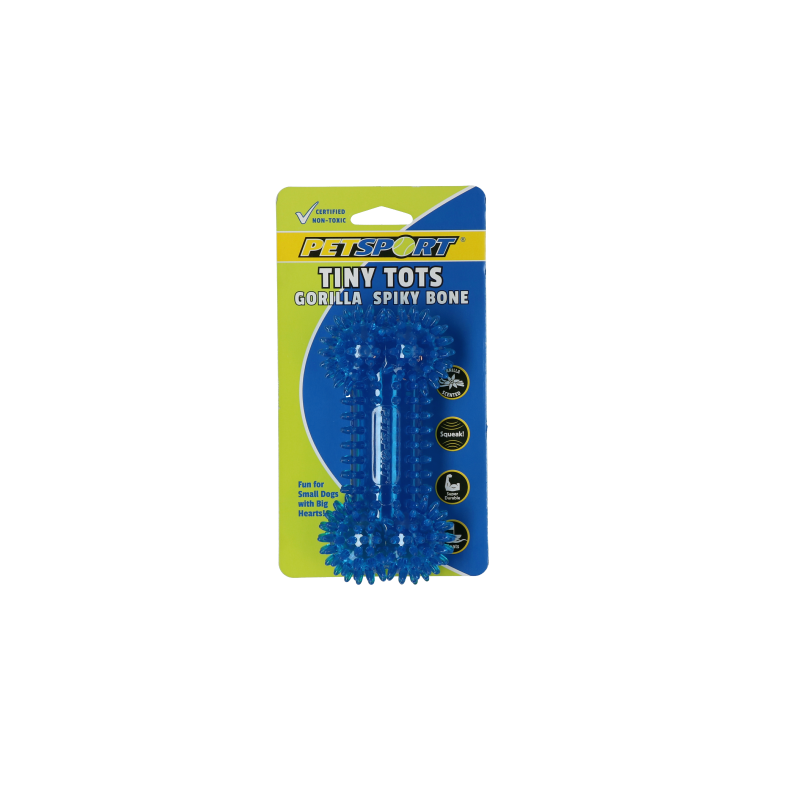 Petsport Tiny Tots Gorilla Spiky Bone Assorteret Petsport Tiny Tots Gorilla Spiky Bone Assorteret