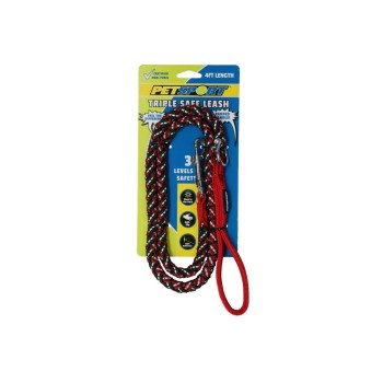 Triple Safe Leash Rød 1,2 m Petsport