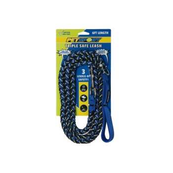 Triple Safe Leash Blå 1,8 m Petsport