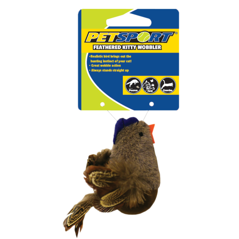 Petsport Fjerklædt Kitty Wobbler Brun Petsport Fjerklædt Kitty Wobbler Brun