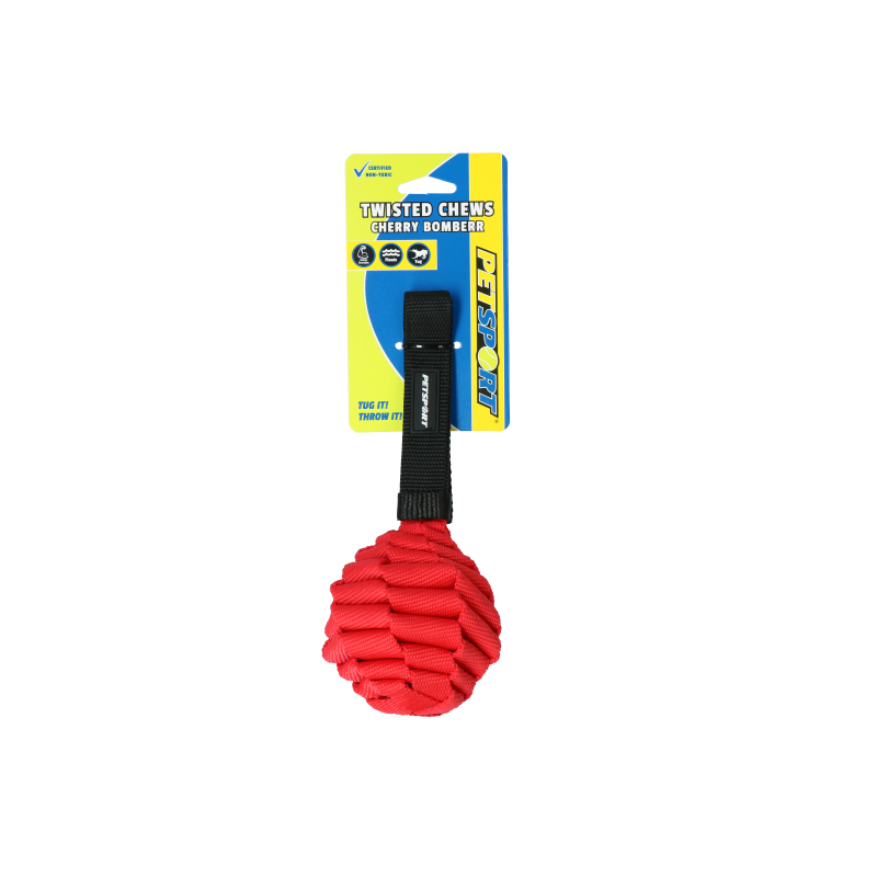 Petsport Twisted Chews - Cherry Bomber Petsport Twisted Chews - Cherry Bomber
