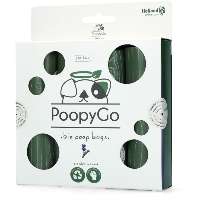 PoopyGo Miljøvenlig 120 stk. (8x15 poser) Lavendelduft PoopyGo Miljøvenlig 120 stk. (8x15 poser) Lavendelduft