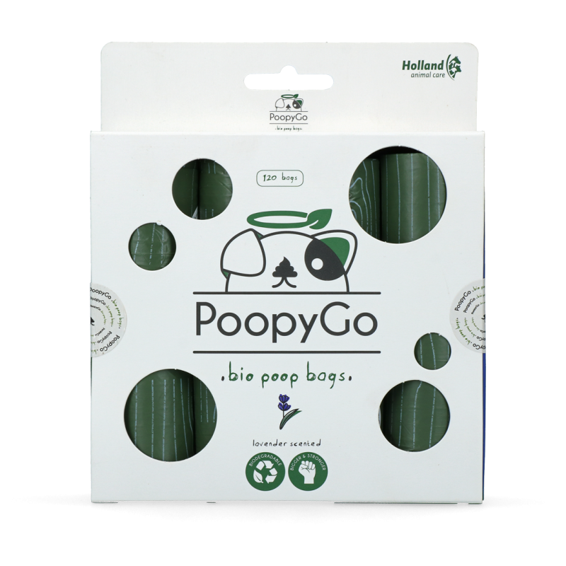 PoopyGo Miljøvenlig 120 stk. (8x15 poser) Lavendelduft PoopyGo Miljøvenlig 120 stk. (8x15 poser) Lavendelduft