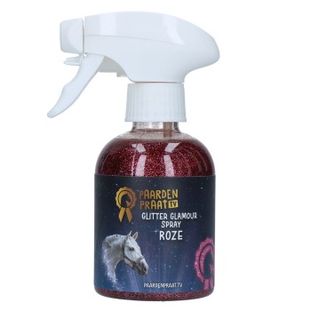 Glamour Spray Pink Paardenpraat TV Glitter