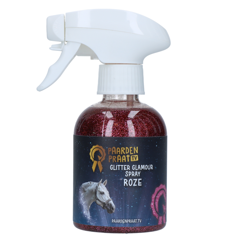 Paardenpraat TV Glitter Glamour Spray Pink Paardenpraat TV Glitter Glamour Spray Pink