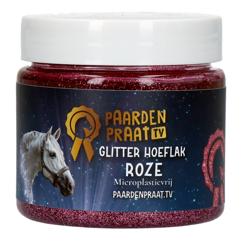 Paardenpraat TV Glitter Hovpolering Pink Paardenpraat TV Glitter Hovpolering Pink