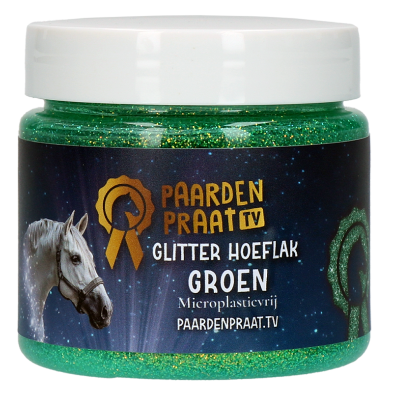 Paardenpraat TV Glitter Hovpolering Turkis Paardenpraat TV Glitter Hovpolering Turkis