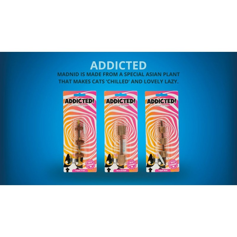 Addicted! Tredobbelt træ kattelegetøj Addicted! Tredobbelt træ kattelegetøj