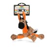 Hundelegetøj med knirk Æsel Orange S Retrodog