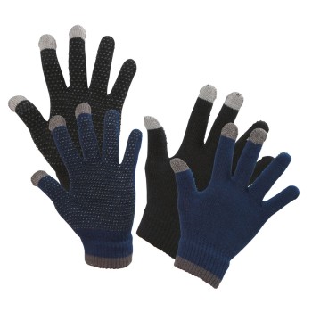 Ridehandsker Magic Touch Sort 1size4all