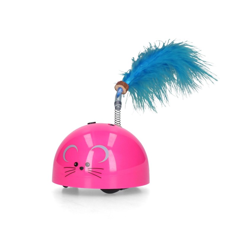 Robocat Mus Pink bevægelig bamse til kat Robocat Mus Pink bevægelig bamse til kat